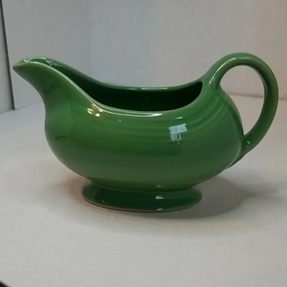 Fiestaware Fiesta Gravy Sauce Boat Dish Meadow Green CONTAINER 18.5 OZ CERAMIC